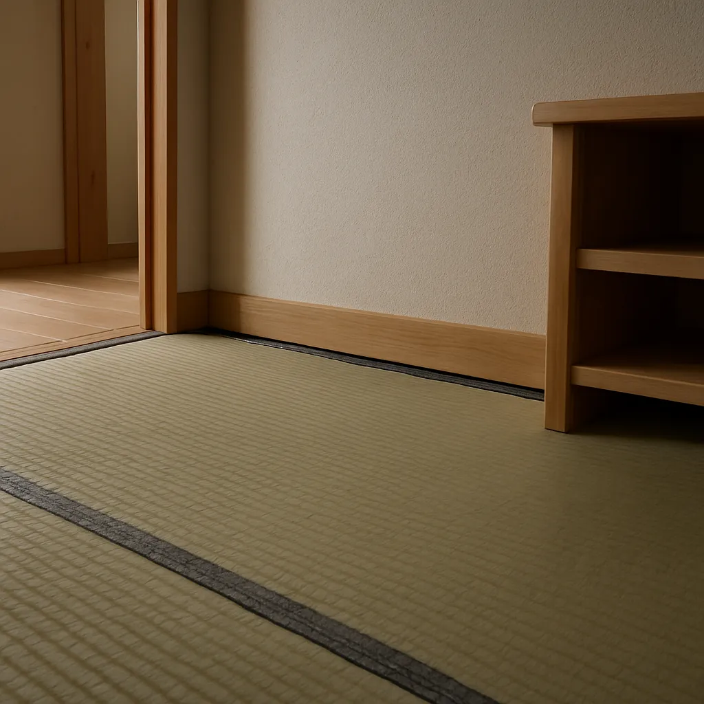 床が沈む・傾くの例