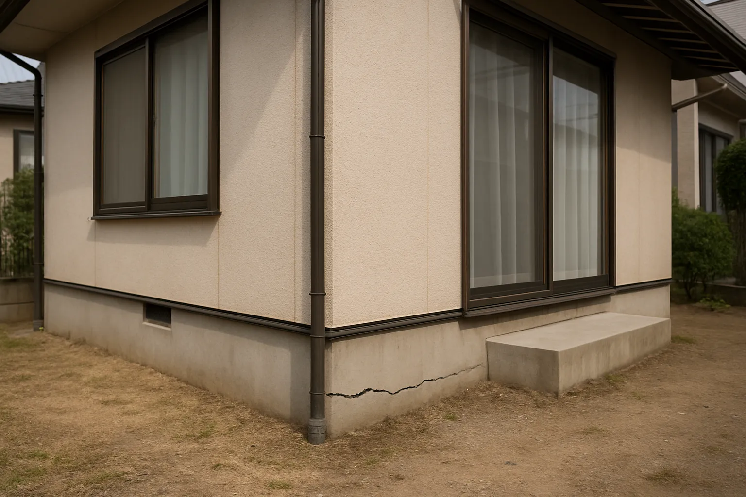住宅基礎のひび割れは放っておいて大丈夫!?